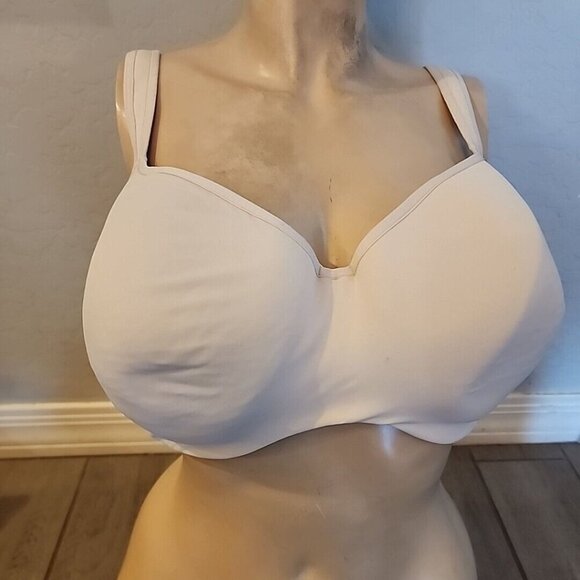 Cacique Other - Cacique Bra 46DD Lightly Lined Balconette Ivory Underwire